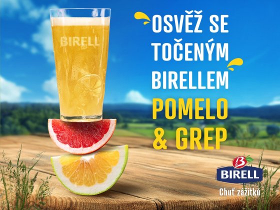 Točený Birell Pomelo & Grep - opět na baru